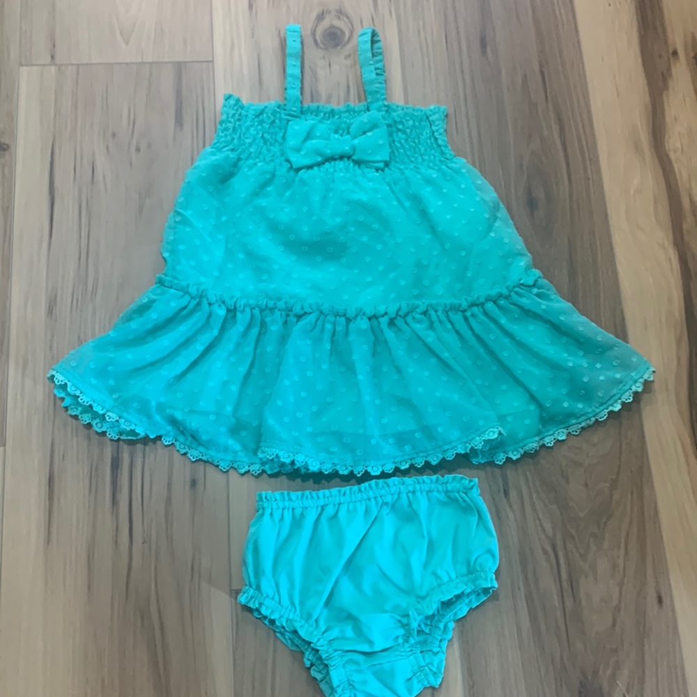 Kate Spade teal baby dress